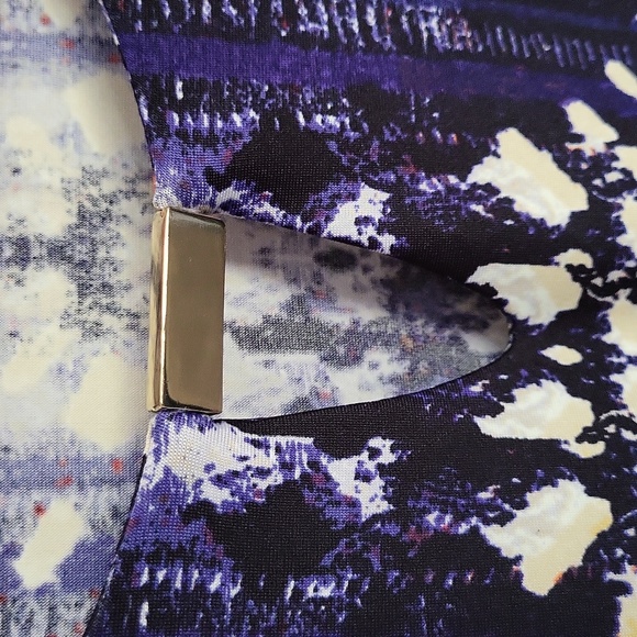 Covington Colorful Shft Dress 3/4 Sleeve Large - Picture 4 of 6